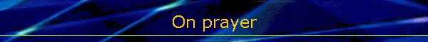 On prayer